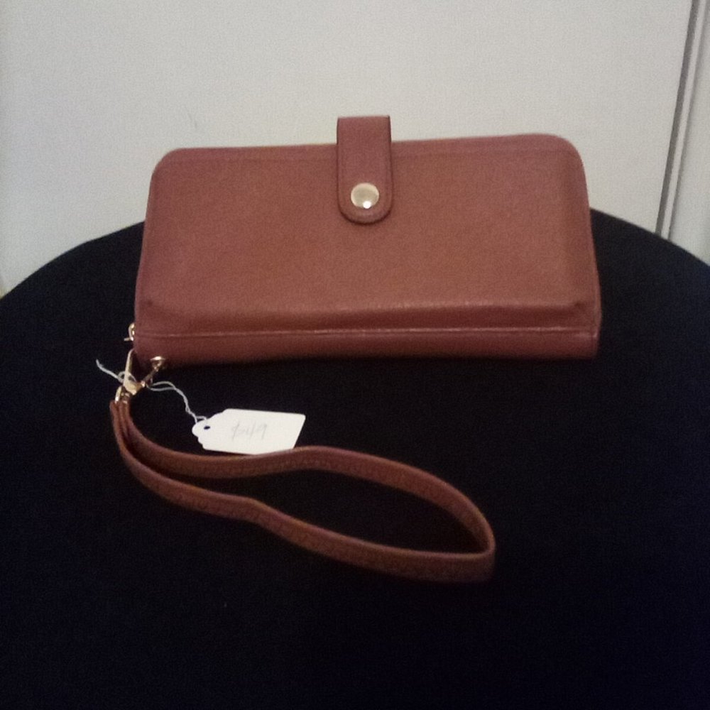 Zip Around Wallet, Cognac